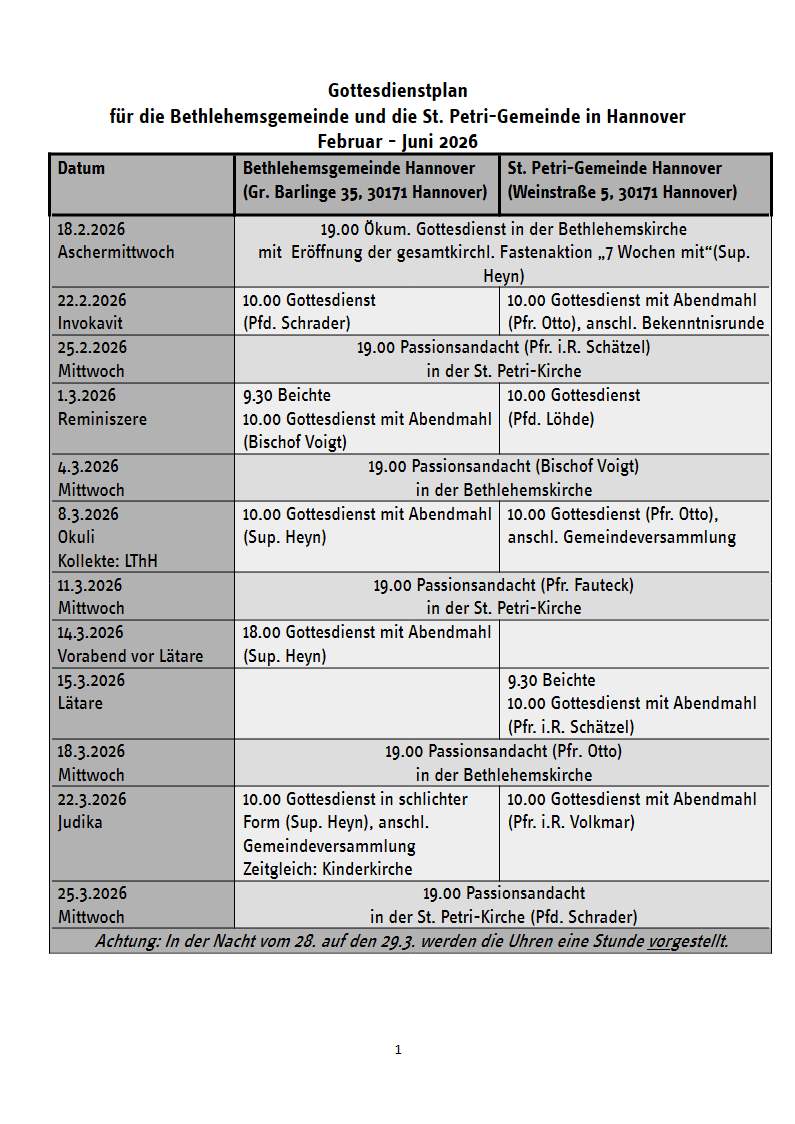 GD Plan Hannover Homepage